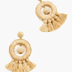 Tuckernuck Raffia Statement Earring - Like New